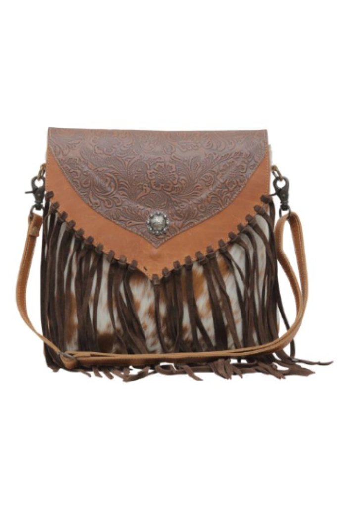 Myra Stereotype Leather &amp; Hairon Bag
