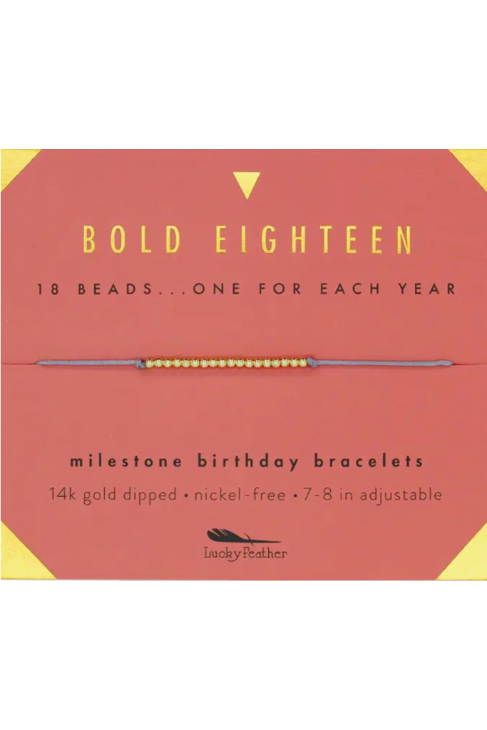 Milestone Birthday Bracelet-