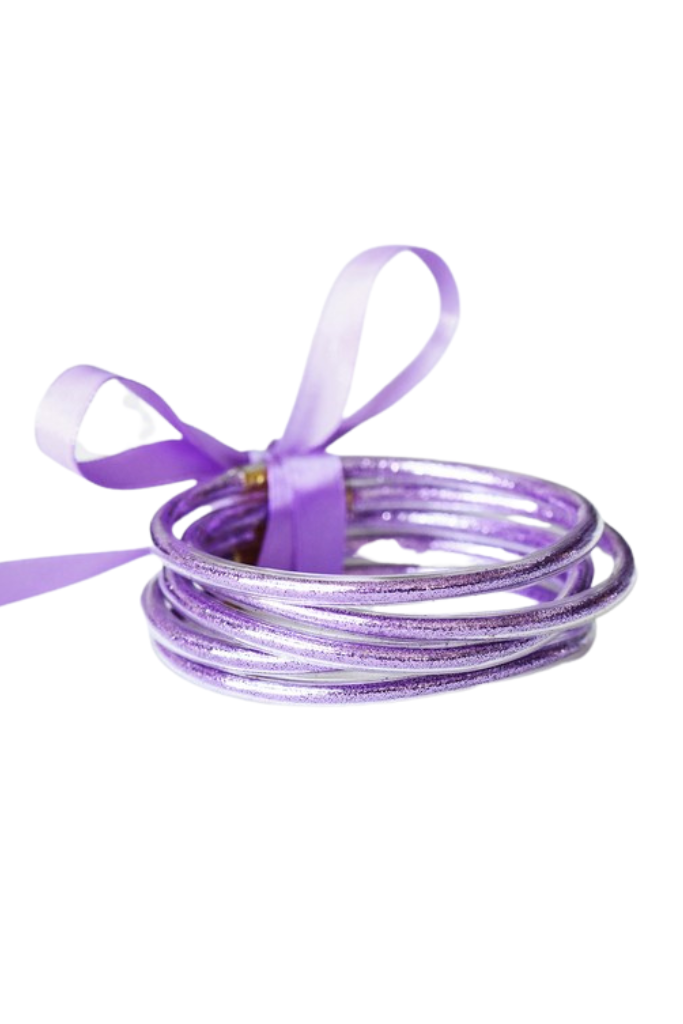 Glitter Jelly Bangles 2 for $20