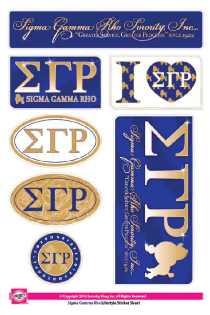 Sorority Lifestyle Sticker Sheet