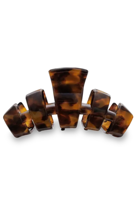 TELETIES Medium Hair Clip- Tortoise