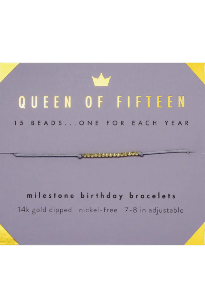 Milestone Birthday Bracelet-
