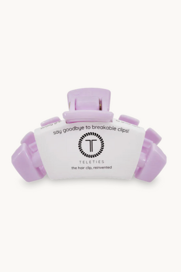 TELETIES Tiny Hair Clip- Lilac