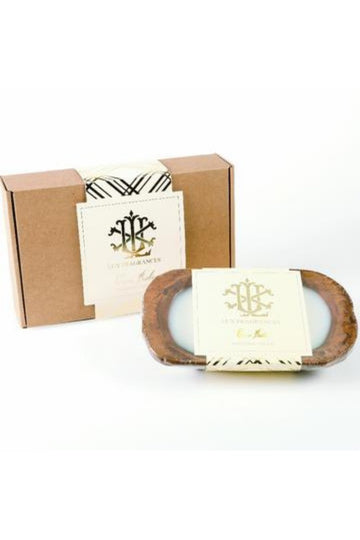 3 Wick Dough Bowl Gift Boxed Candle - Creme Brulee