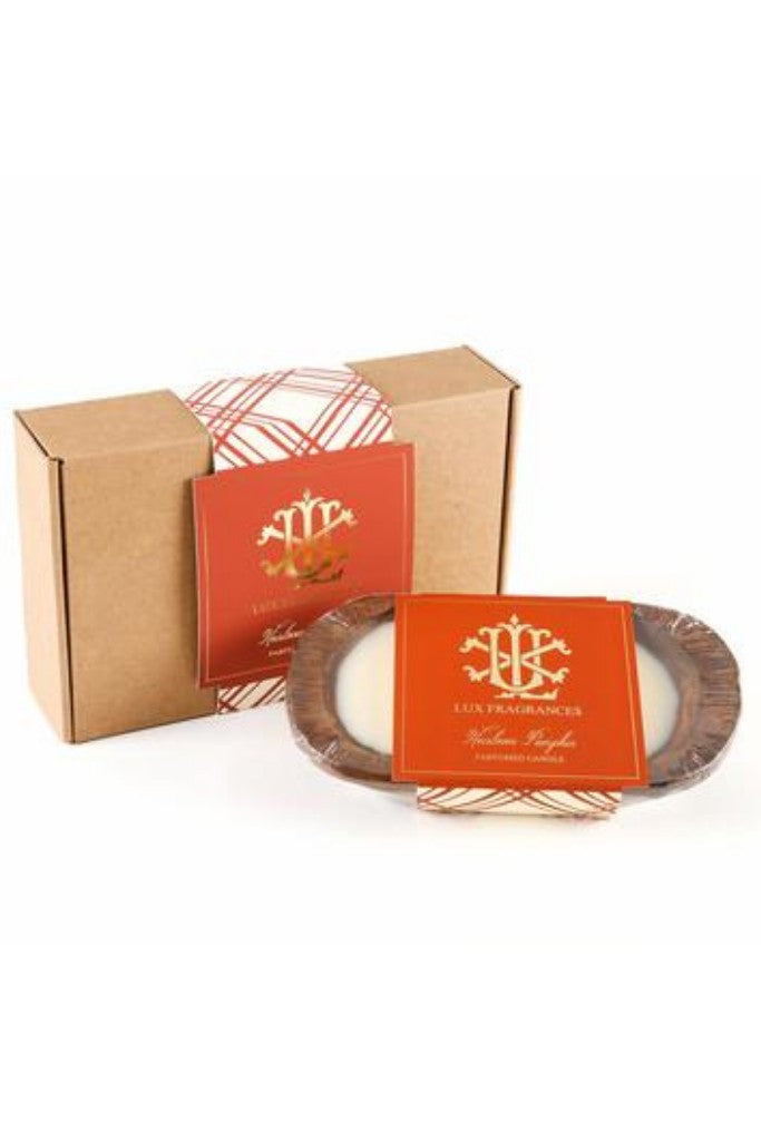 3 Wick Dough Bowl Gift Boxed Candle - Heirloom Pumpkin