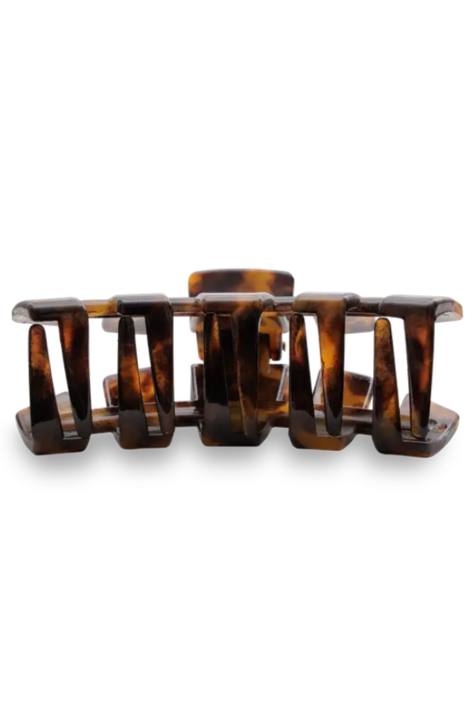 TELETIES Medium Hair Clip- Tortoise