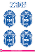 Sorority Crest Theme Sticker Sheet-