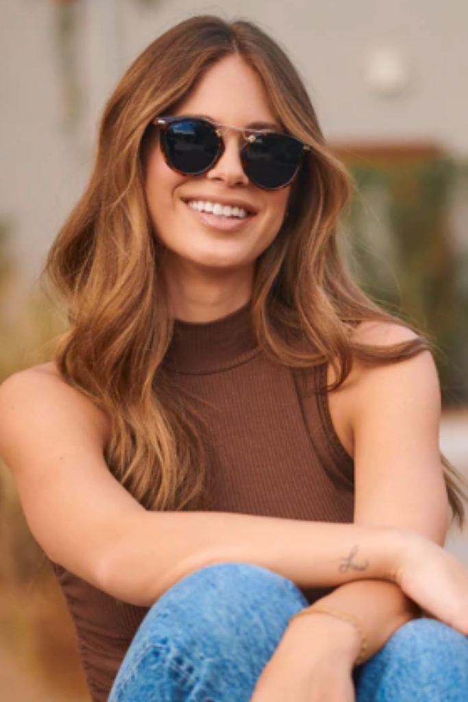 WMP Eyewear Skyler Sunglasses- Tortoise/ Black