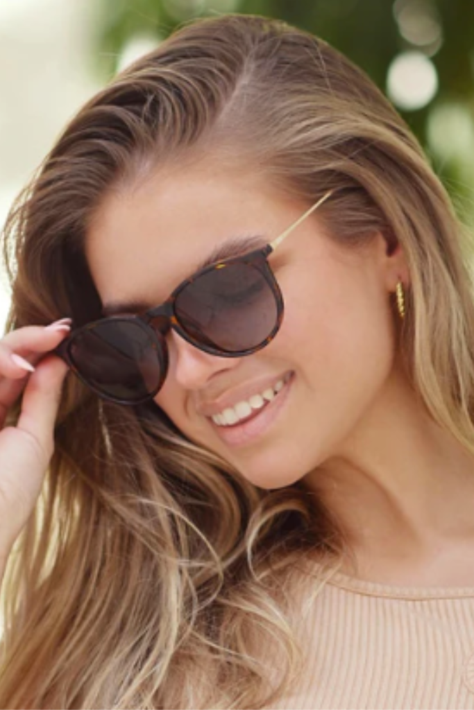 WMP Eyewear Drew Sunglasses- Tortoise/ Brown