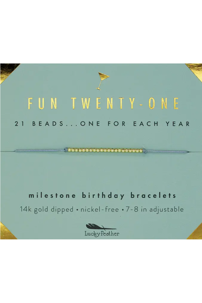 Milestone Birthday Bracelet-