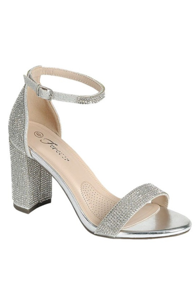 Right Time Heels- Silver