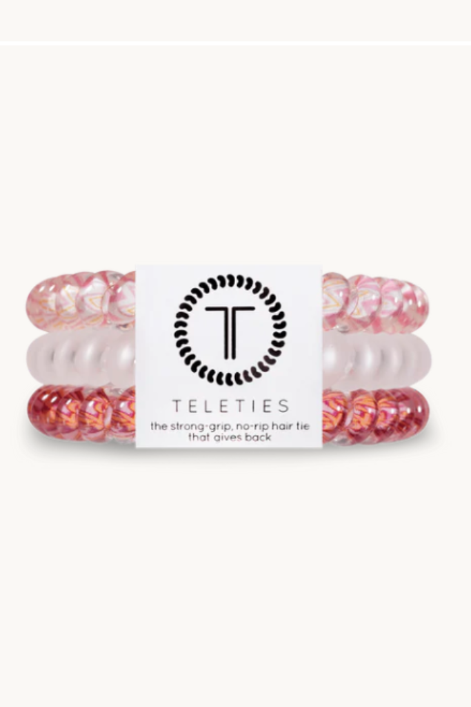 TELETIES Small Hair Ties 3-Pack -