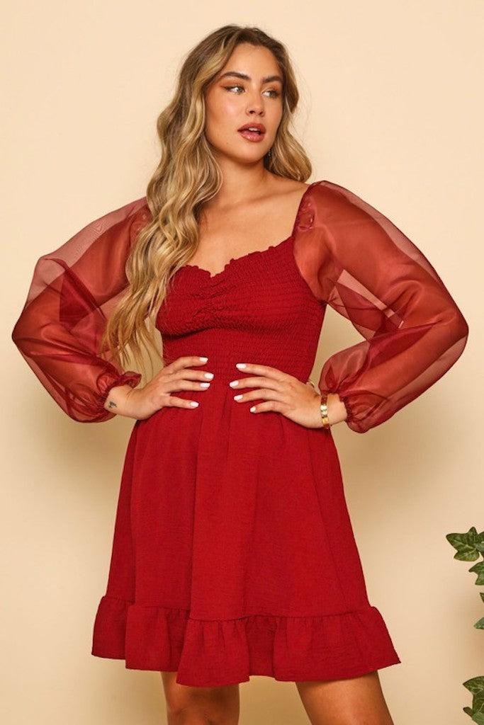 Learned From You Dress- Red