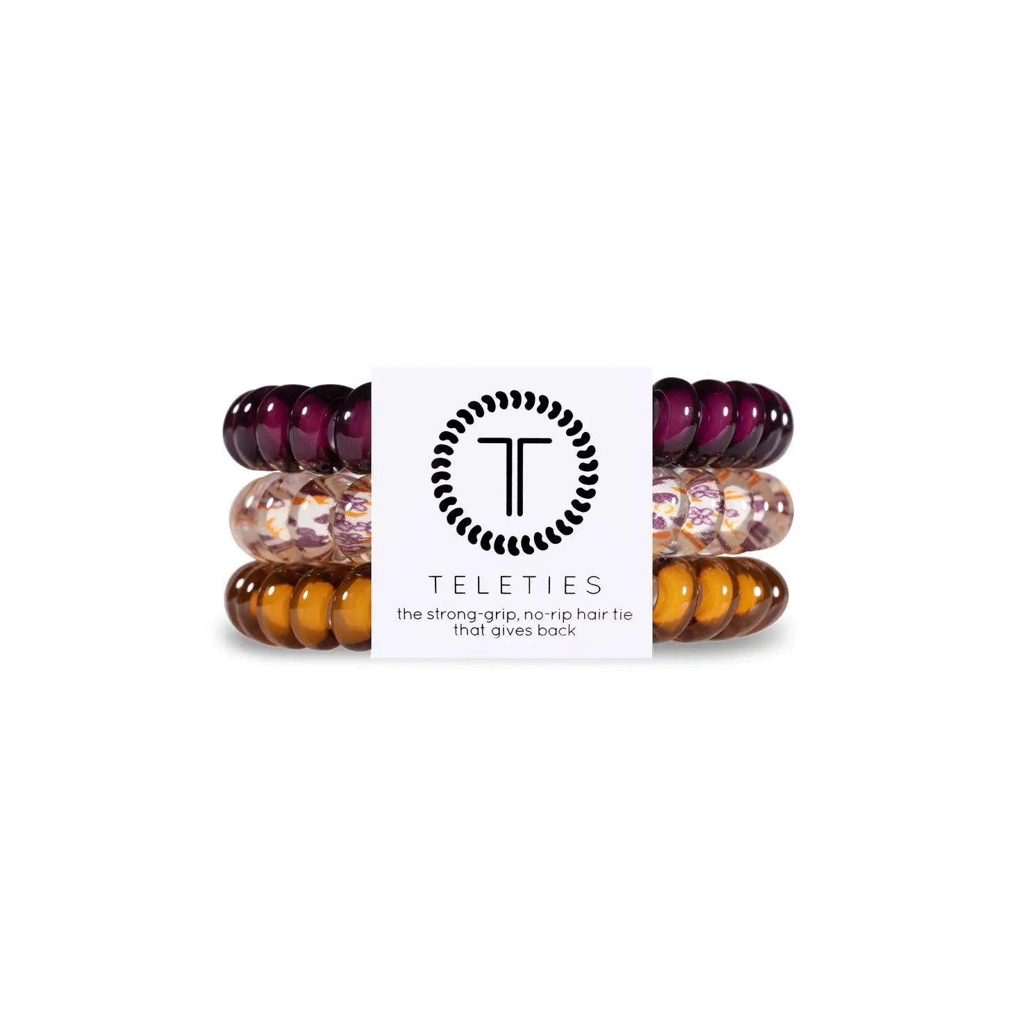 TELETIES Small Hair Ties 3-Pack -