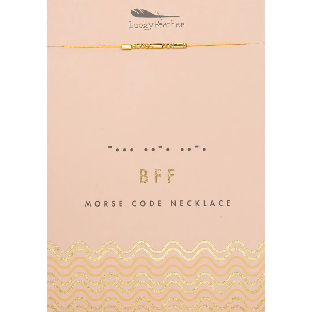 Morse Code Necklace -