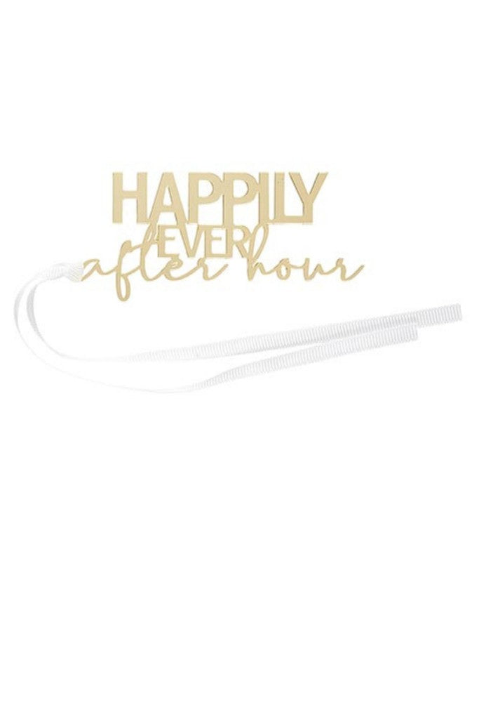 Acrylic Bottle Tag - Happily Ever After