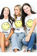 All Smiles Fam Little Graphic Tee - White