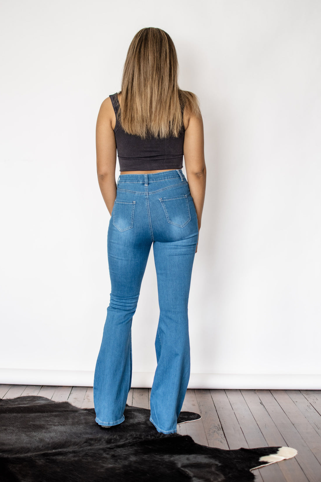 All The Views Flare Jeans - Medium Wash
