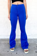 All The Views Flare Pants - Royal Blue