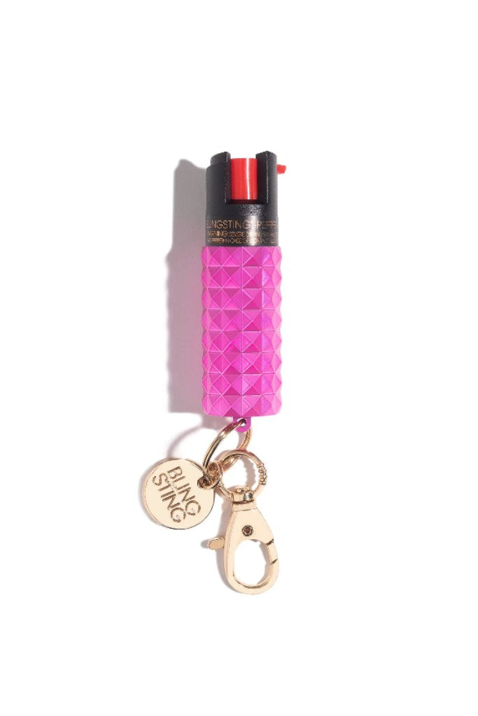 BLING STING! Metallic Studded Pepper Spray