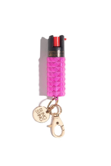 BLING STING! Metallic Studded Pepper Spray