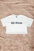 Cambridge Letter Sorority Graphic Tee - Chi Omega