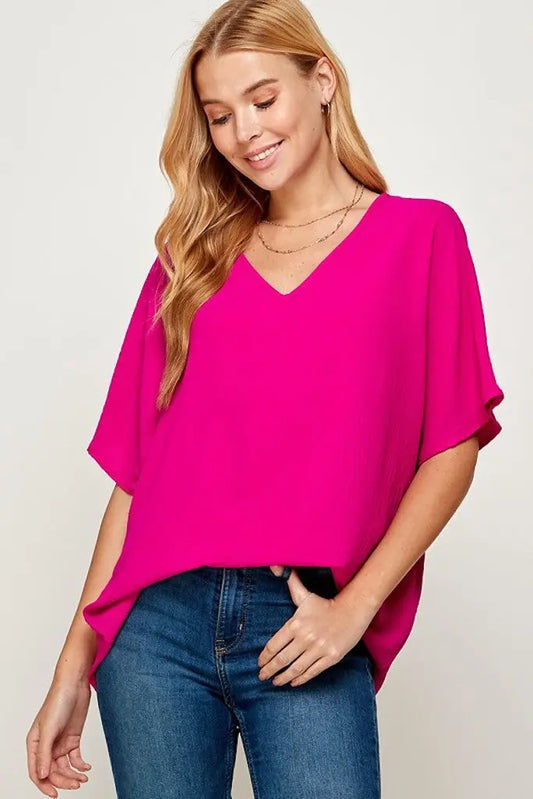 Can&#039;t Reach You Top - Fuchsia
