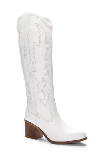 Dirty Laundry Upwind Western Boot- White