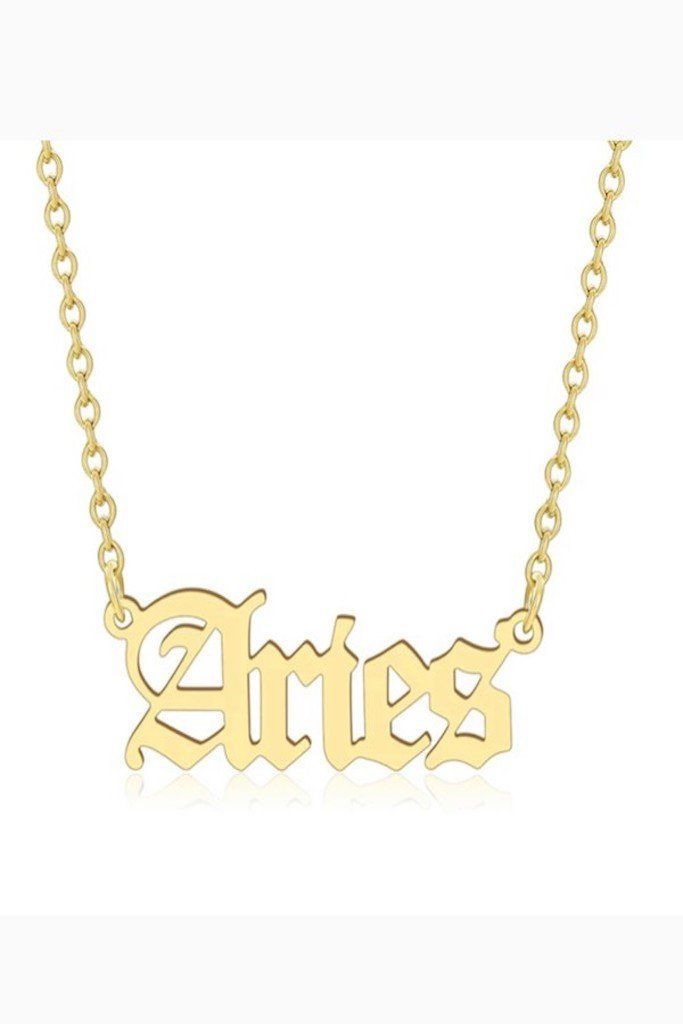 Gold Zodiac Necklace