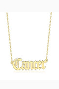 Gold Zodiac Necklace