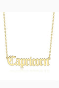 Gold Zodiac Necklace