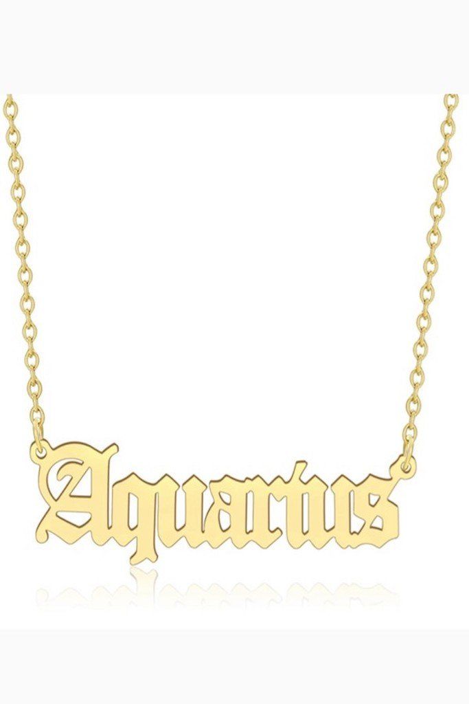Gold Zodiac Necklace