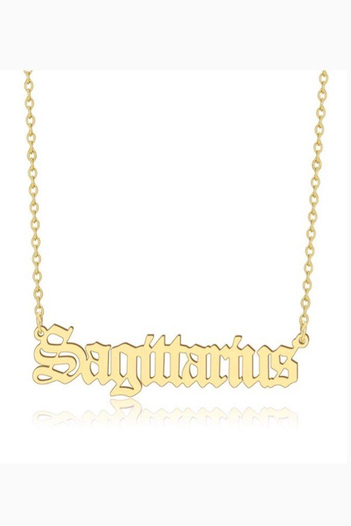 Gold Zodiac Necklace