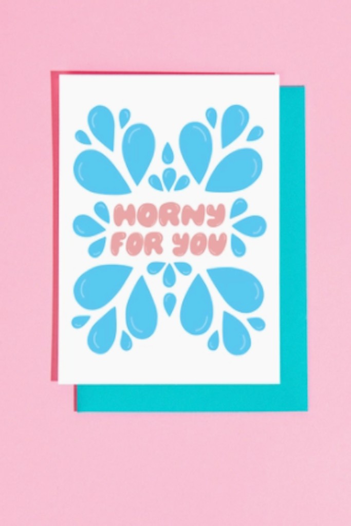 Horny for You Greeting Card