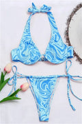 Ignite The Fire Bikini Bottom - Blue