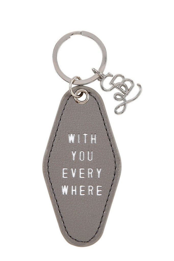 Leather Motel Key Chain -