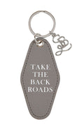 Leather Motel Key Chain -