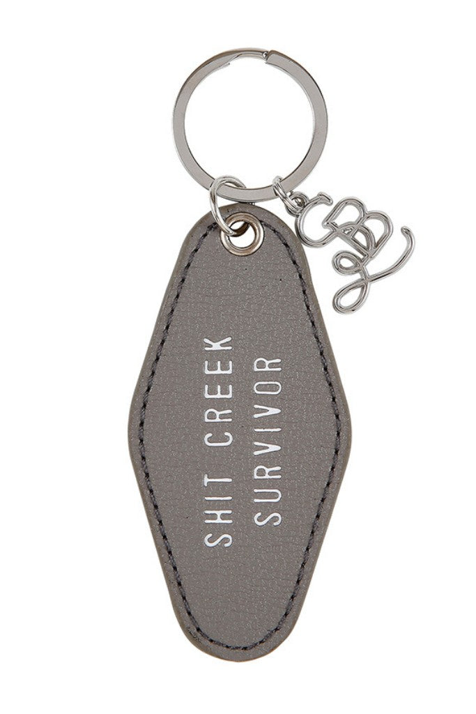 Leather Motel Key Chain -