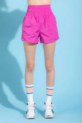 Loose Change Active Shorts - Hot Pink