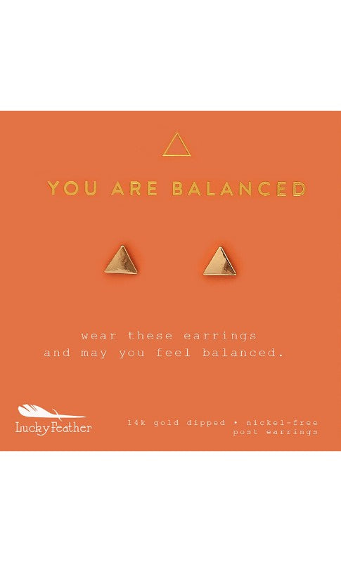 New Moon Gold Earrings