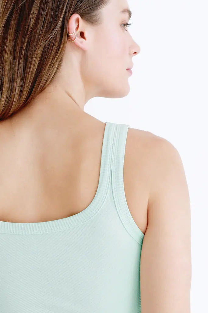 No Take Backs Ribbed Cropped Tank