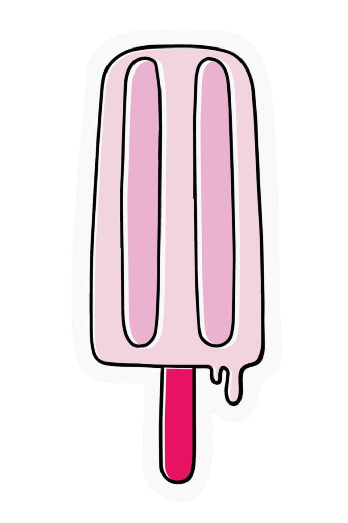 Pink Popsicle Aesthetic Sticker