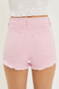 Proud Moment Denim Shorts - Pink