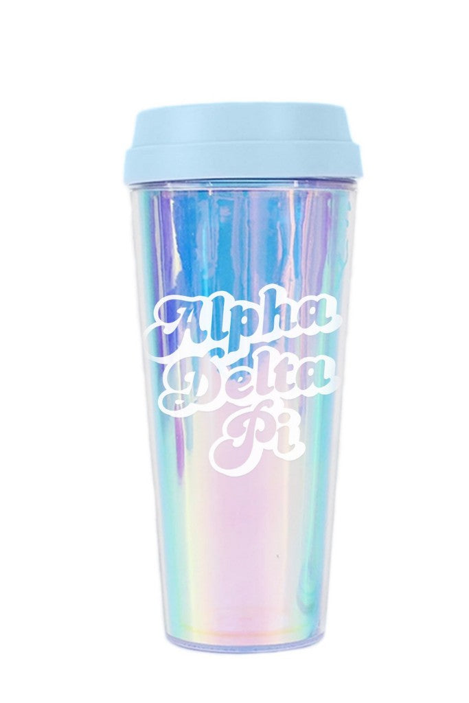 Retro Sorority Tumbler - Alpha Delta Pi