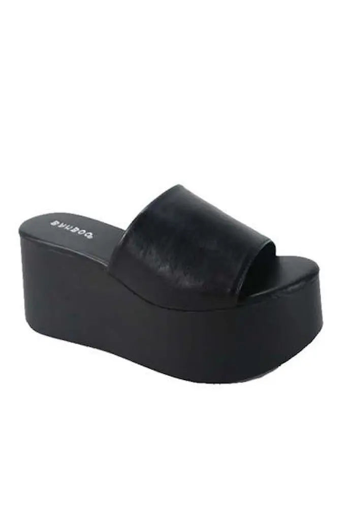Rivera Daydream Platform Sandals - Black
