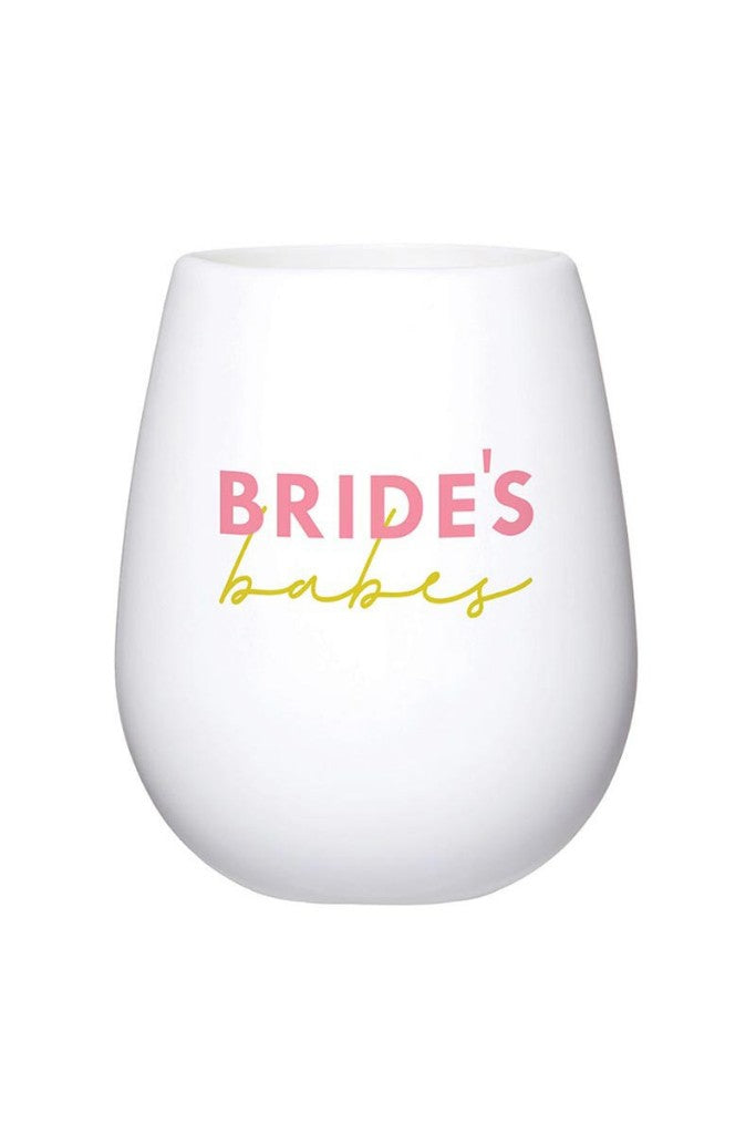 Silicone Wine Glass - Bride&#039;s Babes