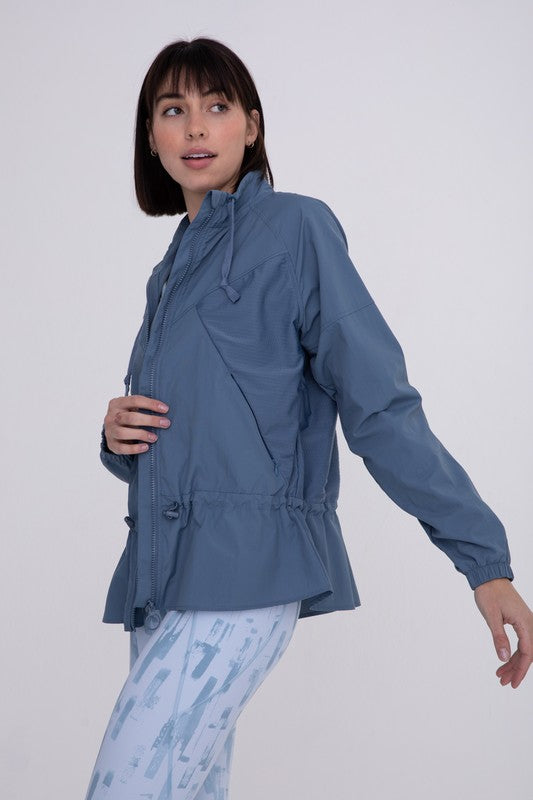 Ready For Me Rain Jacket- Blue