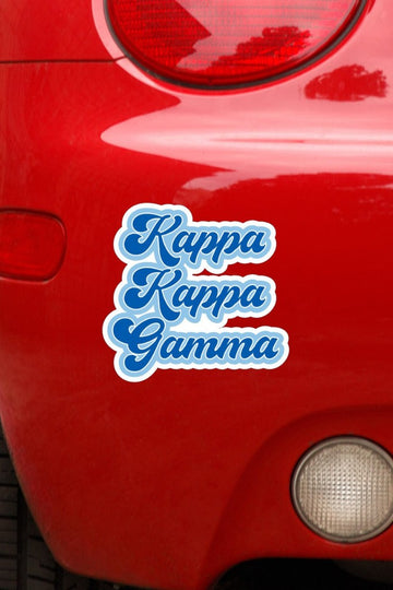Sorority Car Magnets 2pk - Kappa Kappa Gamma
