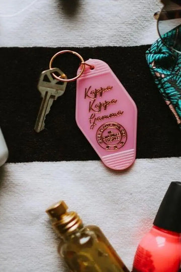 Sorority Motel Keychain - Kappa Kappa Gamma