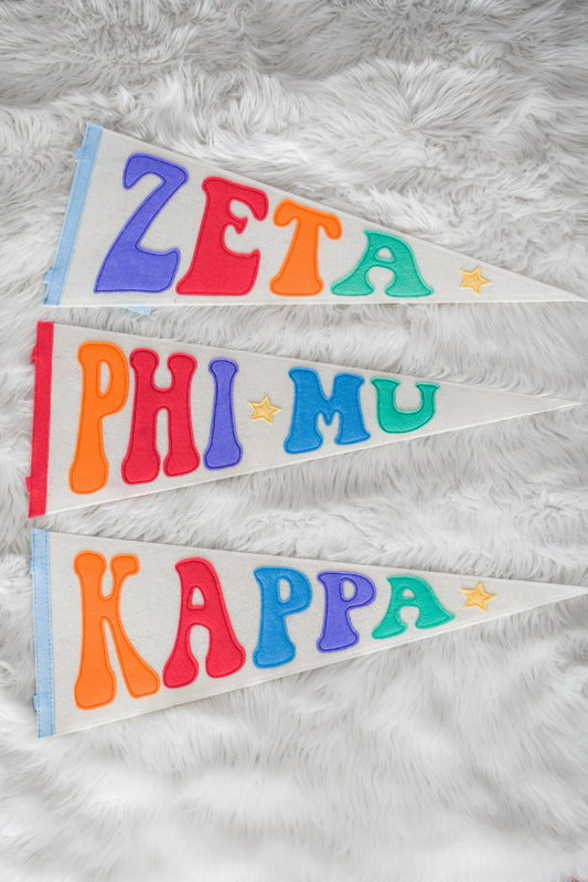 Sorority Pennant Flag -